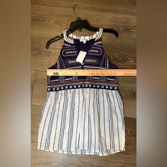 THML Halter Neck Sleeveless Embroidered Boho Top - Picture 7 of 7